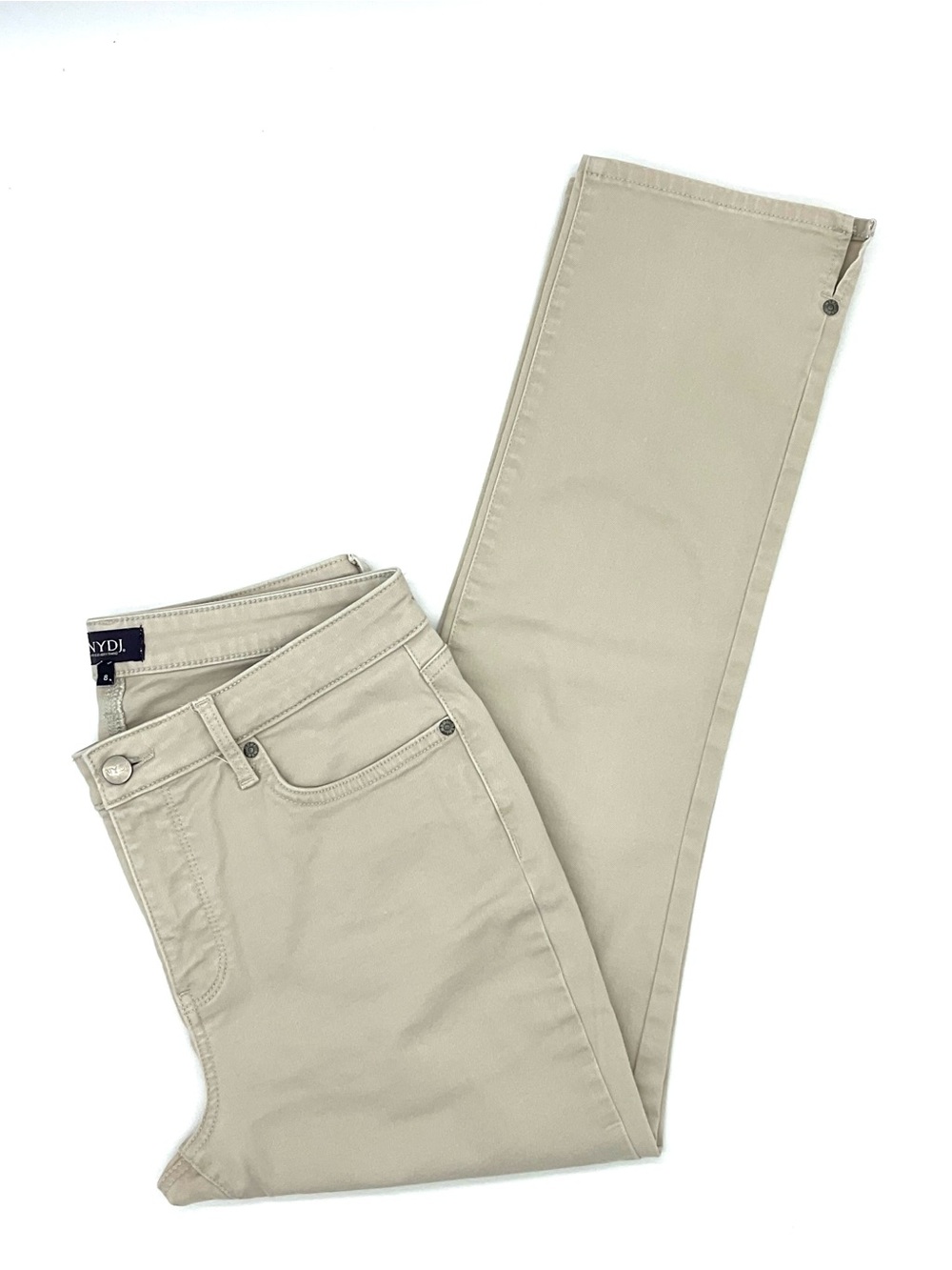 NYDJ Sheri Slim Khaki Denim Jeans, 8